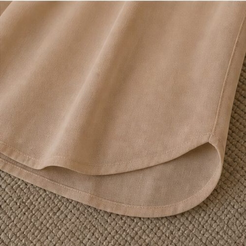 Camel Button Blouse - Picture 6 of 6